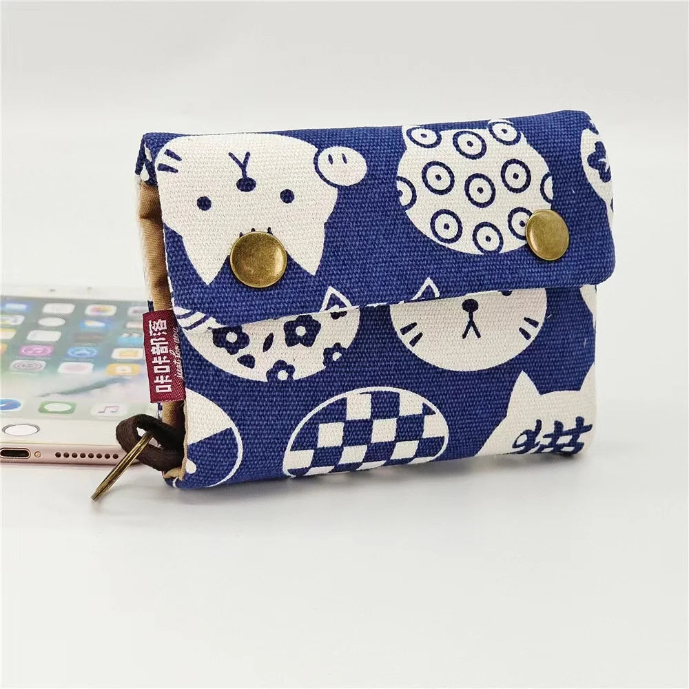 Canvas Cartoon Cat Dog Printed small handbag Various other designs available
