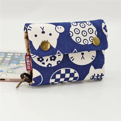 Canvas Cartoon Cat Dog Printed small handbag Various other designs available