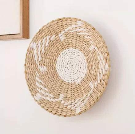 Boho Hand Woven Wall Basket Hanging, Decorative, Rustic, and unique in any room