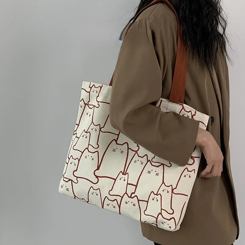 Canvas Gift Bag, Handbag, Shoulder Shopper Bags, Tote Bag.  Why Use Paper Gift Basg???
