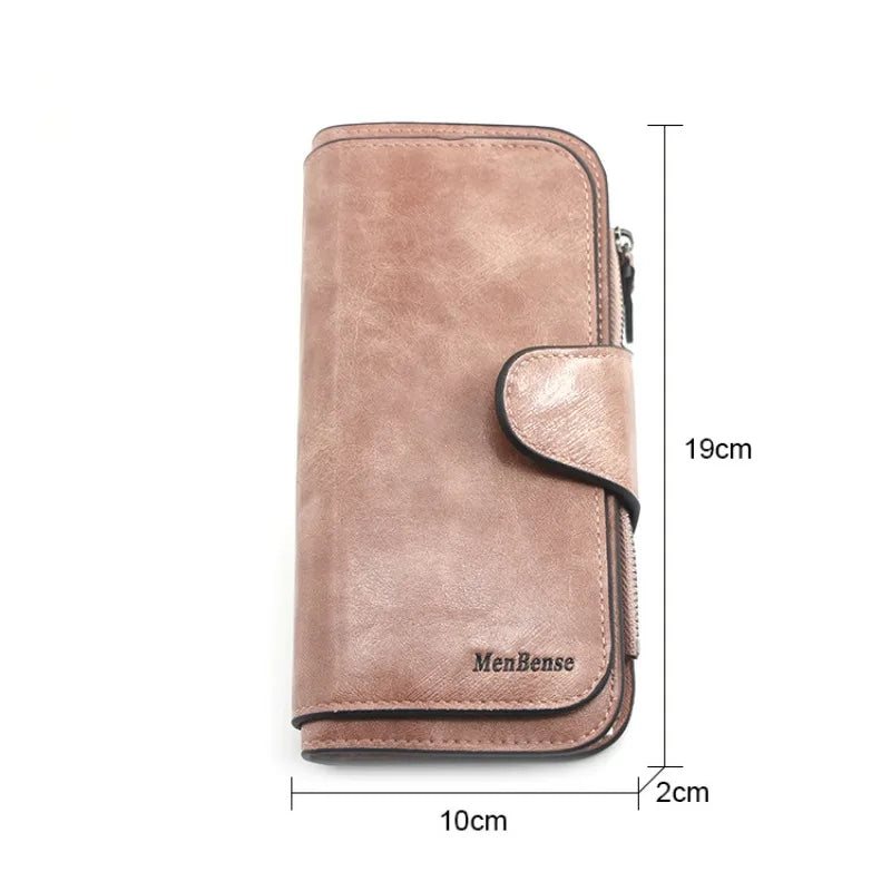 Leather wallet/Clutch Purse in 6 Colors