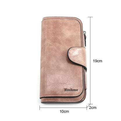Leather wallet/Clutch Purse in 6 Colors