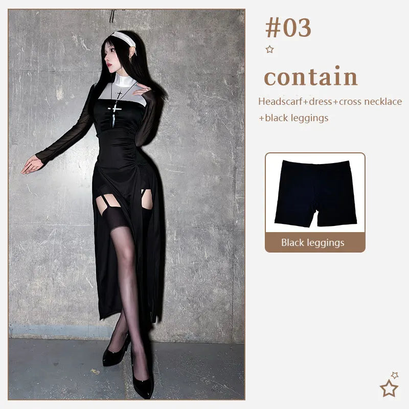 Halloween Sexy Nun Costume