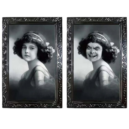9 Different 3D Changing Portrait Faces