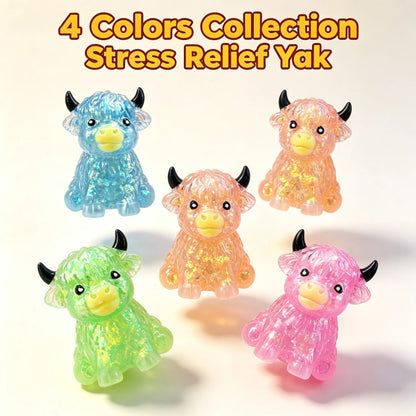 Glitter Highlander Cow Squishies