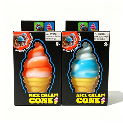 Ice Cream Stress-relieving Ball with ZERO Calories!!!  Reduces Anxiety, Releases Stress, Tactile Sensory Tool for adults and children