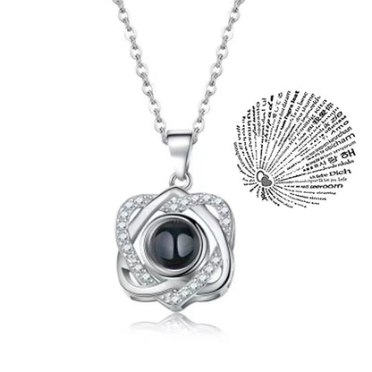 100 Languages I Love You Projection Pendant. In 33 different designs