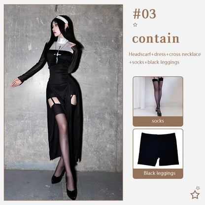 Halloween Sexy Nun Costume