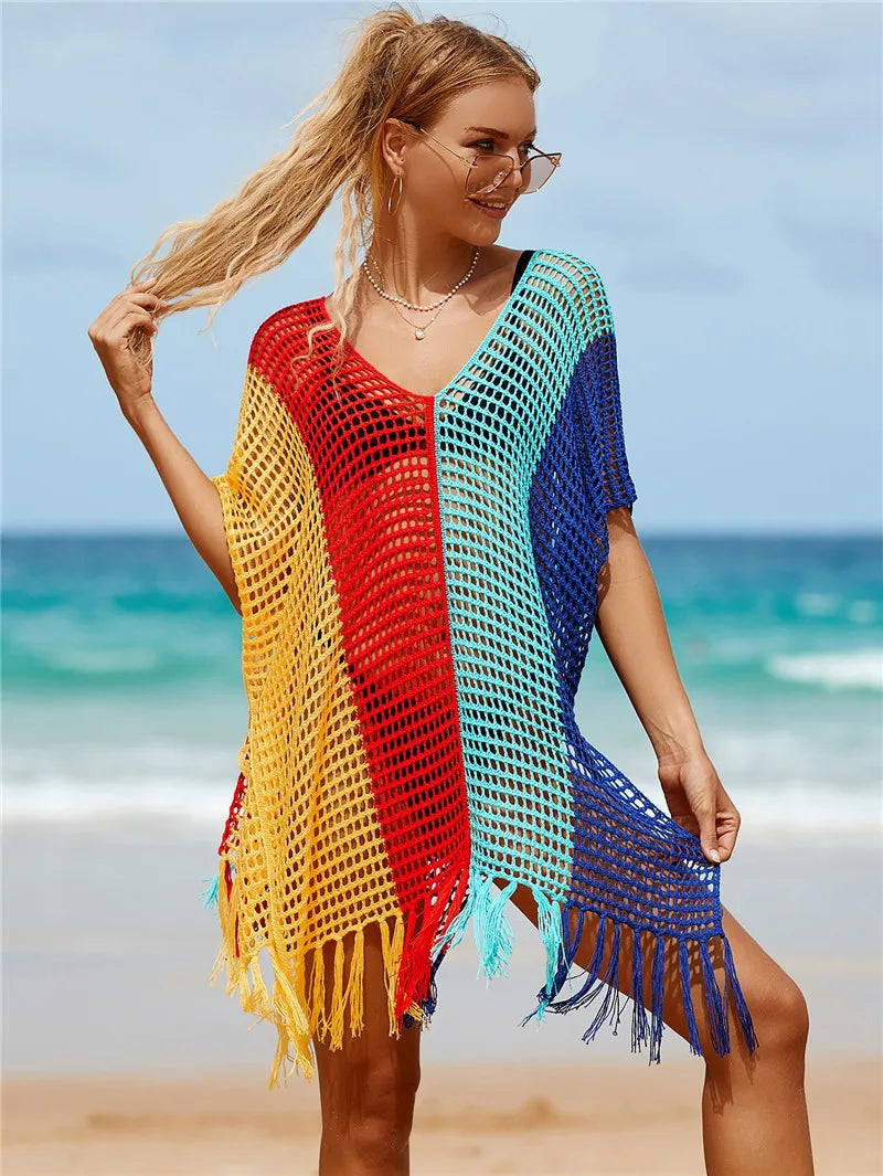 Crochet Swim Suit Cover Up Variety of colors