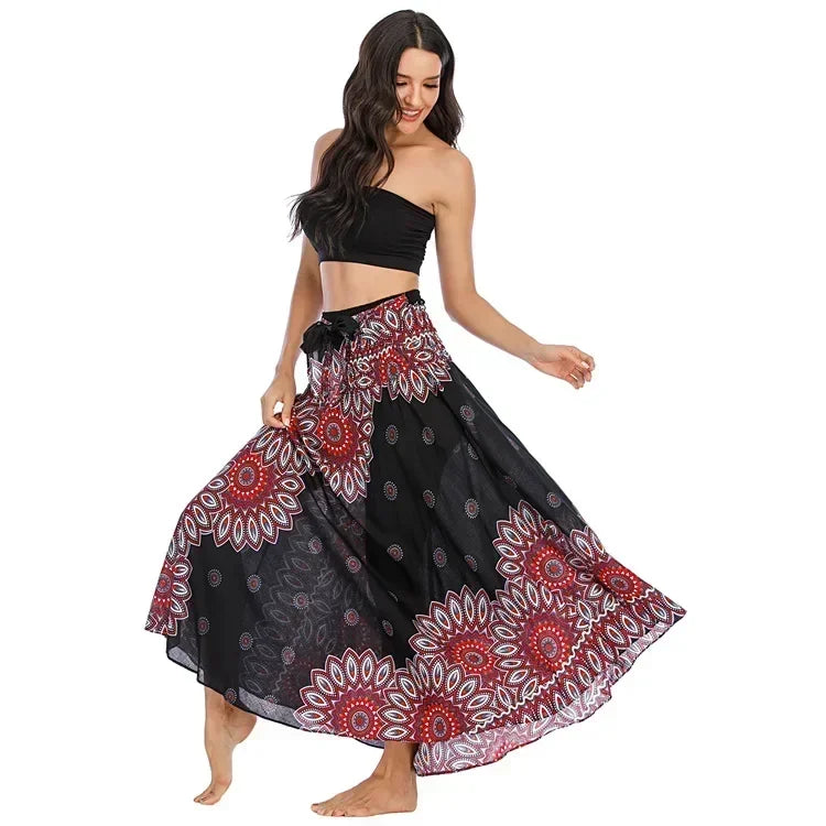 34 Different Designs of this Long Boho Bottom Lifts to Top Skirt, Vintage, Casual. 34 Different Designs