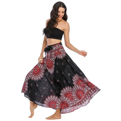 34 Different Designs of this Long Boho Bottom Lifts to Top Skirt, Vintage, Casual. 34 Different Designs