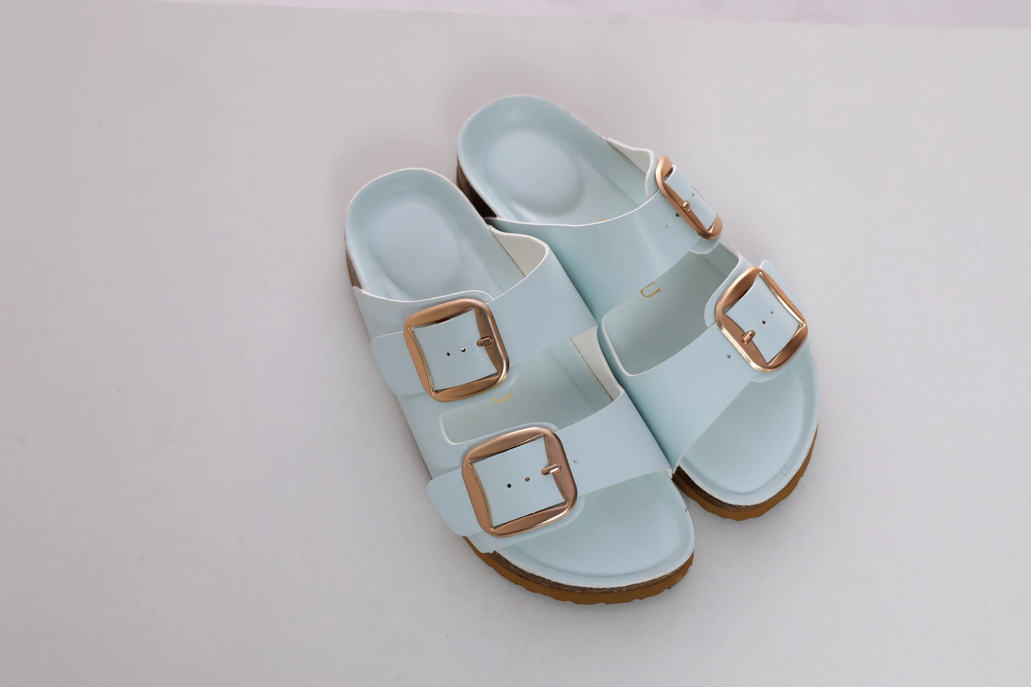 Comfortable Slip-Ons with Adjustable Buckle Straps  and Open-Toe