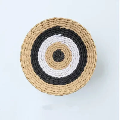 Boho Hand Woven Wall Basket Hanging, Decorative, Rustic, and unique in any room