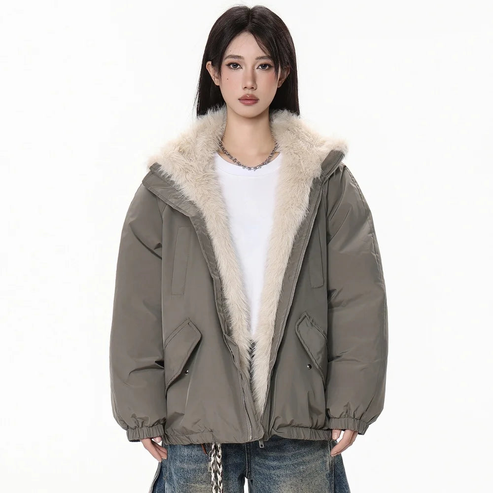 Lightweight Down Puffer Jacket with Pockets and  Luxury Padding for Warmth. Also comes in Black