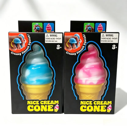 Ice Cream Stress-relieving Ball with ZERO Calories!!!  Reduces Anxiety, Releases Stress, Tactile Sensory Tool for adults and children