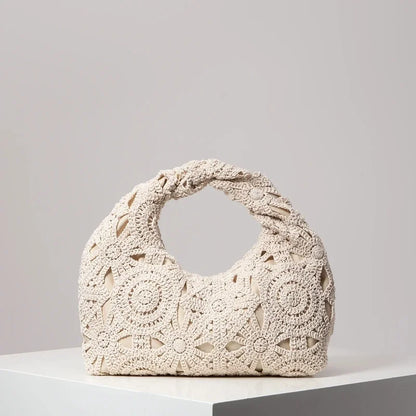 Boho Wicker Bag, Premium Tote Size, Handmade Woven