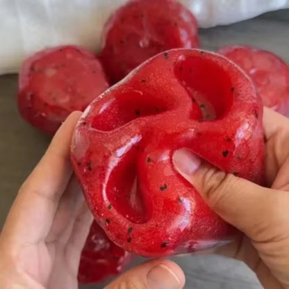Handmade Watermelon Slushy Squishy Toy Soft Slow Rebound Stress Relief