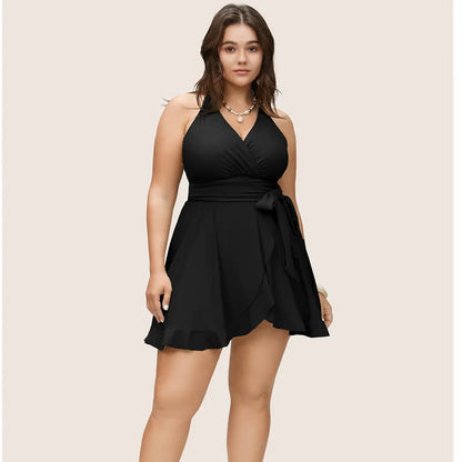 Sizes to 5XL  One Piece Swimsuit with Tummy Control and Adjustable Straps