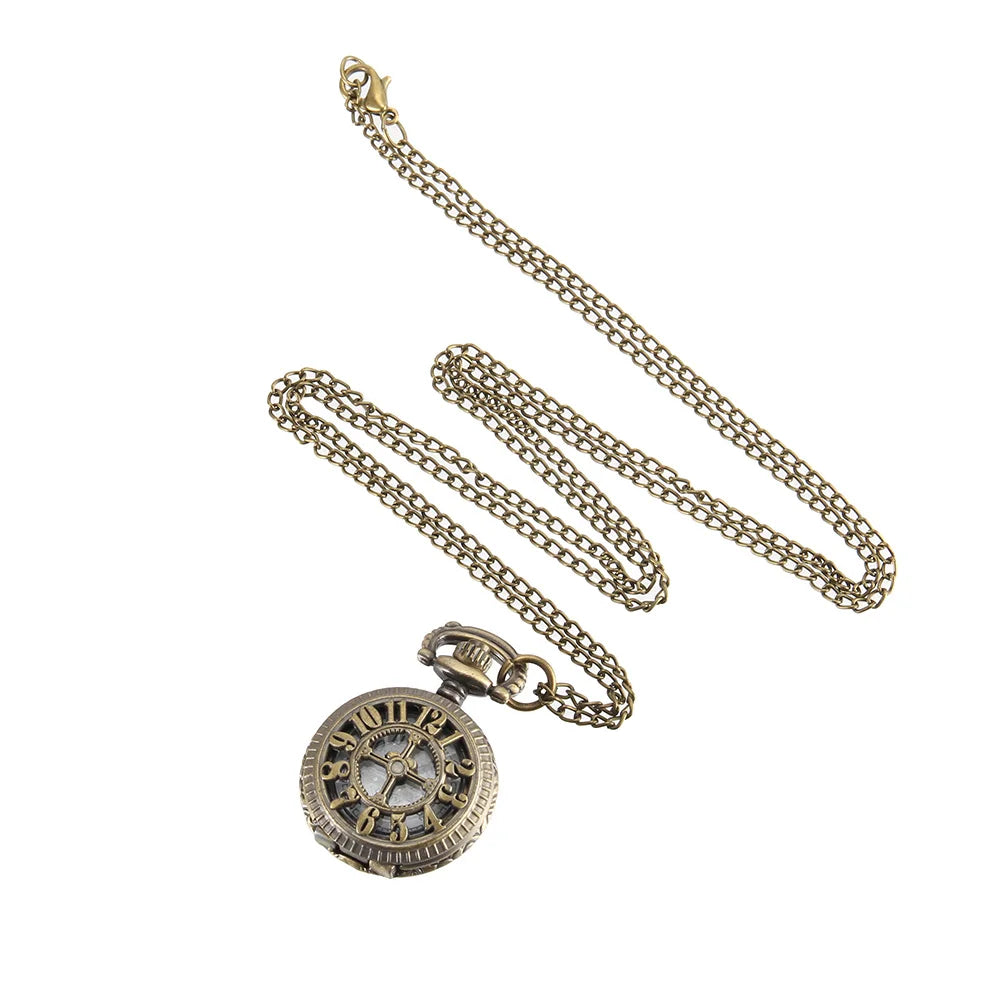 Small Vintage Pocket Watch Steampunk Quartz Watch. Various Styles