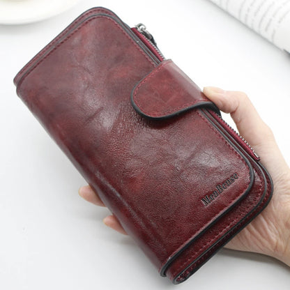 Leather wallet/Clutch Purse in 6 Colors