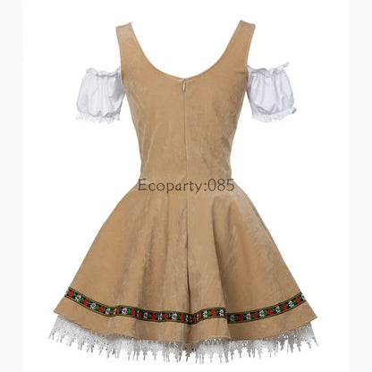 Male and Female Oktoberfest Costumes, Traditional  German Bavarian Couple, Cosplay Outfits