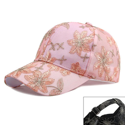 35 Designs of Boho Washed Denim Baseball Caps