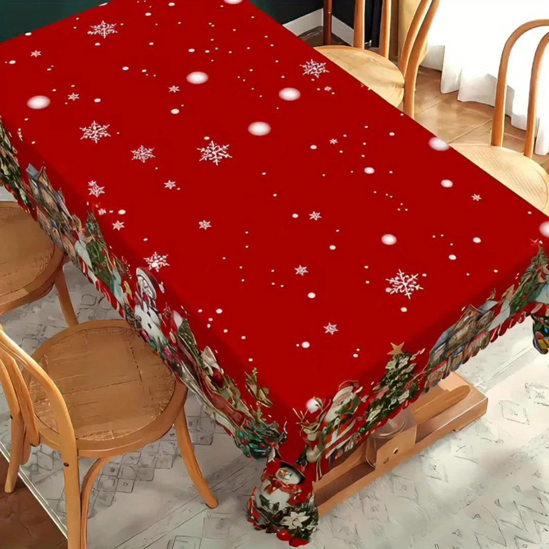 Santa and Friends Tablecloth