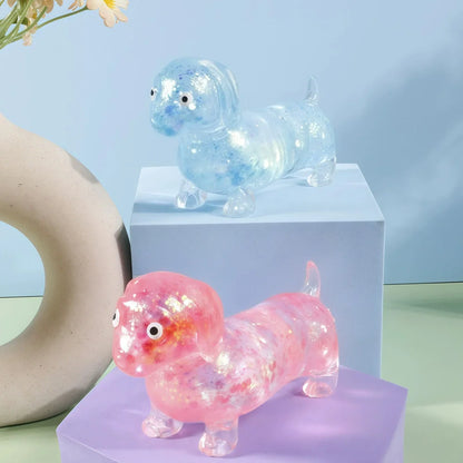 Dachshund Squishies Stretch Squeeze Sensory Toy Cute Dog Shape