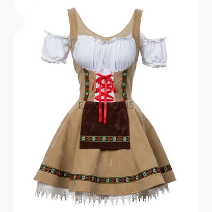 Male and Female Oktoberfest Costumes, Traditional  German Bavarian Couple, Cosplay Outfits