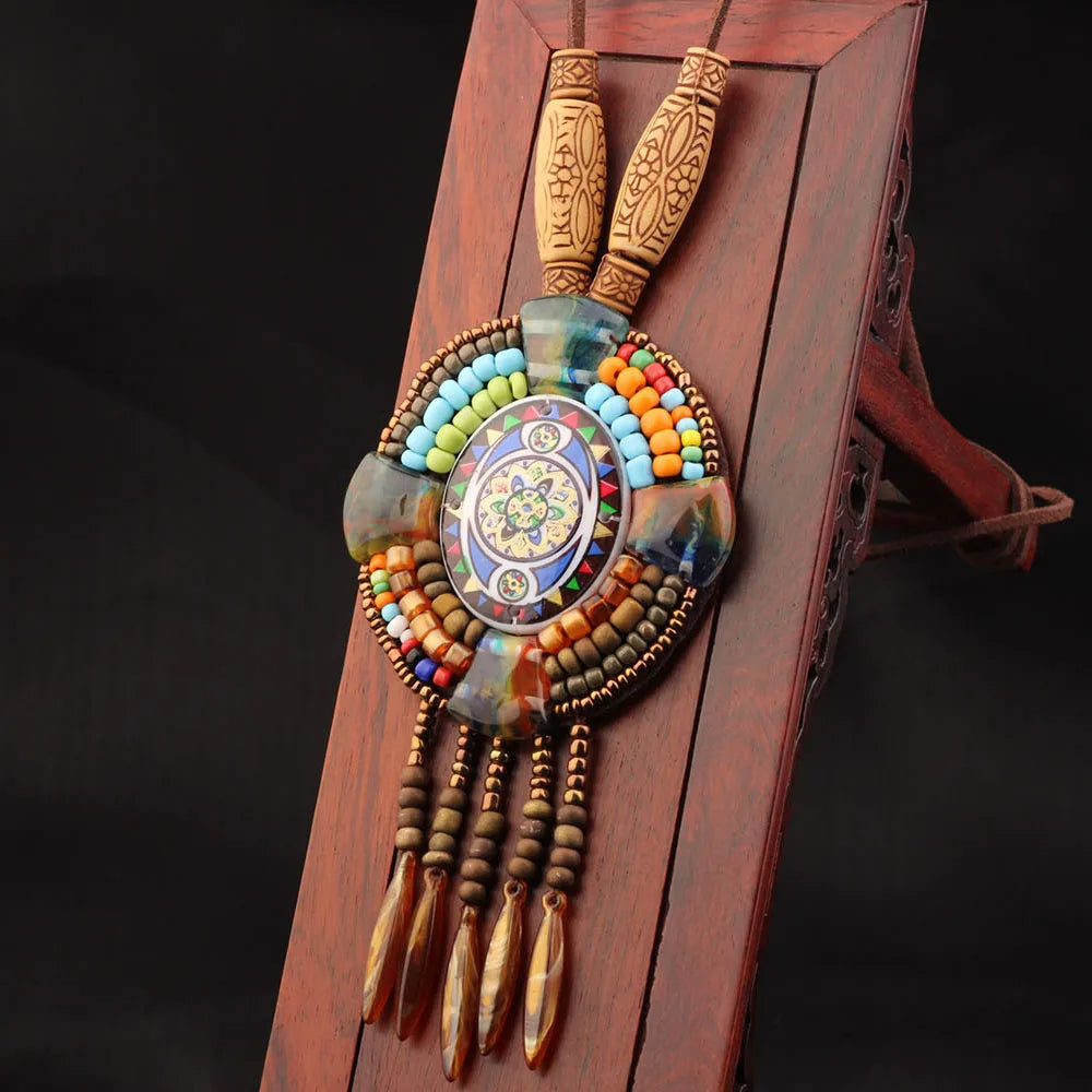 20 Designs handmade Vintage Bohemian leather braided necklace, Nepal jewelry