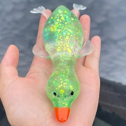 Squishy Antistress Duck Fidgets, Cute Decompression Devices, Various sizes and colors