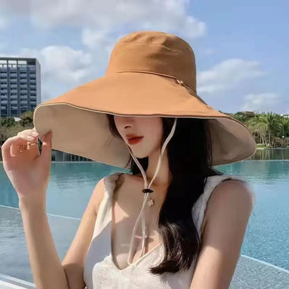 1Pc Doublesided Largebrim Hat Perfect Sun Protection  Versatile