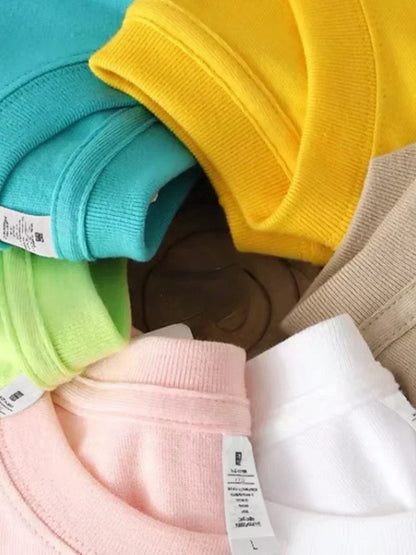 Sizes to 4XL 100% Cotton Women's T-shirt  Basic Short Sleeve Loose Tops Various colors