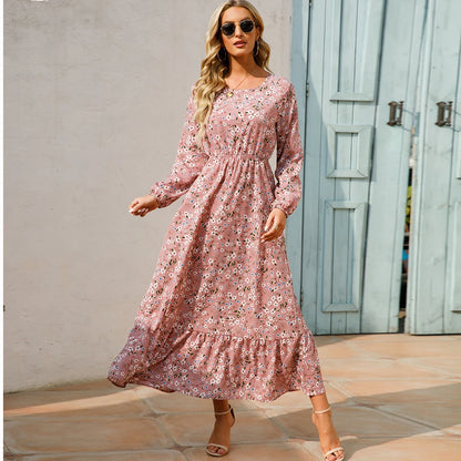 Bohemian Casual Full Sleeve High Waisted Maxi Dress. 20 different designs. S,M, L, XL