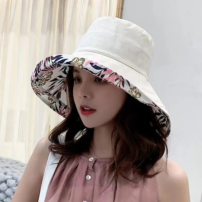 Panamanian Bucket Hats, Reversible, Big Brim for UV Protection