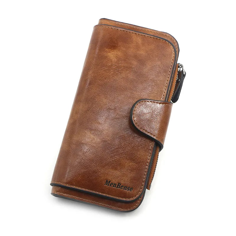 Leather wallet/Clutch Purse in 6 Colors