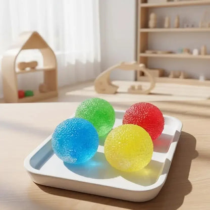 Sensory Slushie Squeeze Ball 1PC Reusable Crunchy Crackling Toy for Stress Relief