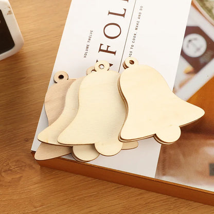 DIY Wooden Christmas Ornaments to Paint, Blank Wood Cutouts