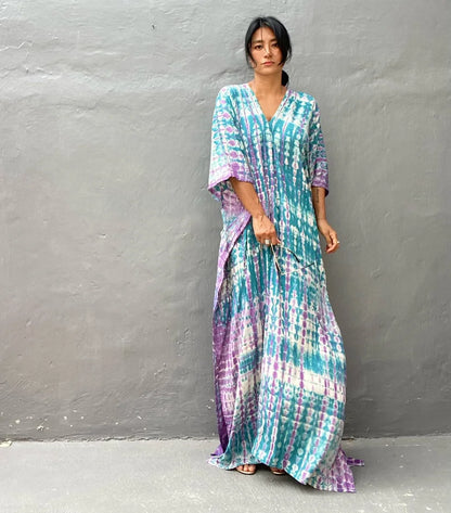 Beautiful Plus Size Women Casual Caftan Dress Swimwear or Casual or Lounging wear