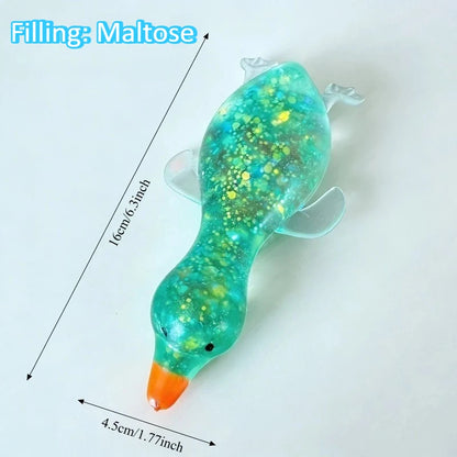 Squishy Antistress Duck Fidgets, Cute Decompression Devices, Various sizes and colors