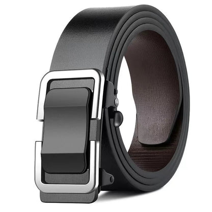 Plus sizes to 51 inches (130 cm). Hidden Headphone Jack, Quality Belts of Genuine Luxury Leather in Brown and Black