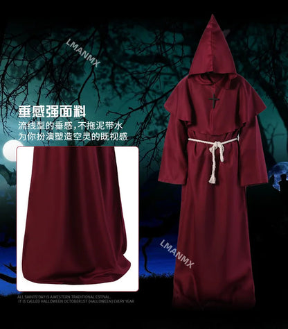 Medieval Monk Robes, Wizard Costumes, Priest Costumes