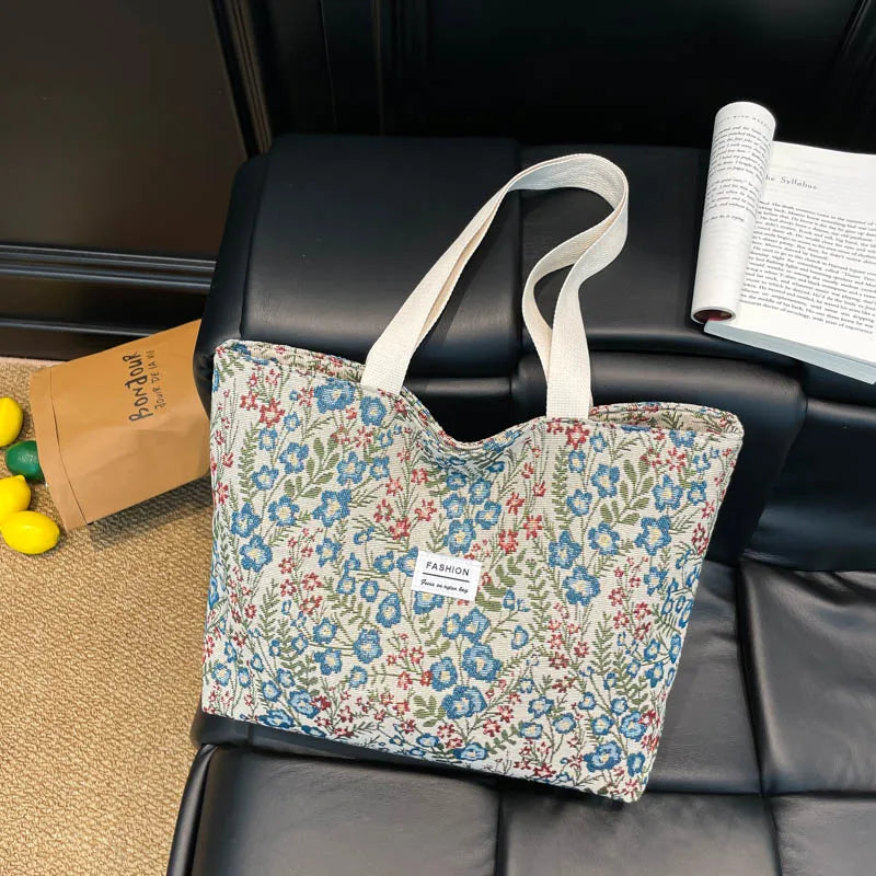 Boho Canvas Tote Bag, Multifunctional.  USE AS THE GIFT BAG---WHY USE PAPER???
