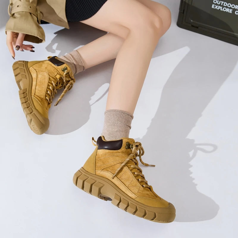 Women's Short Outdoor Work and Hiking Boots