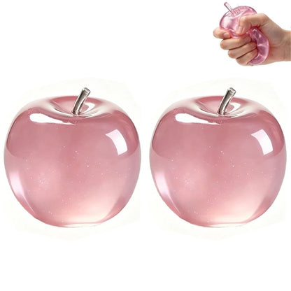 Squishy Apple Fidget Toy, Stress Relief, Anti-Anxiety Fruit, Stretchy Slow Rising