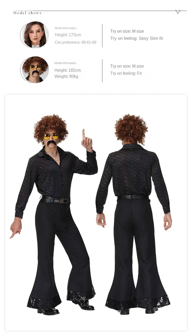 60's Disco Couple Halloween Costumes Vintage Hippies