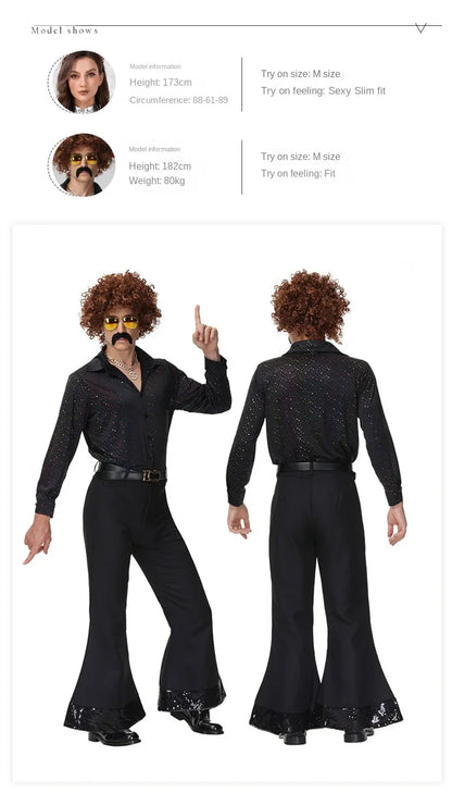 60's Disco Couple Halloween Costumes Vintage Hippies