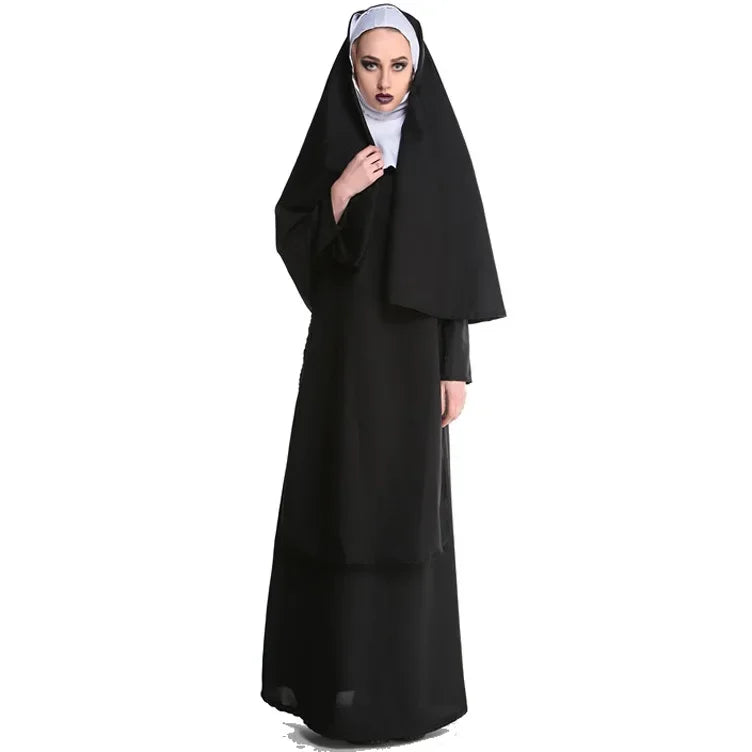 Halloween Nun Costume Adult Sizes M-XL