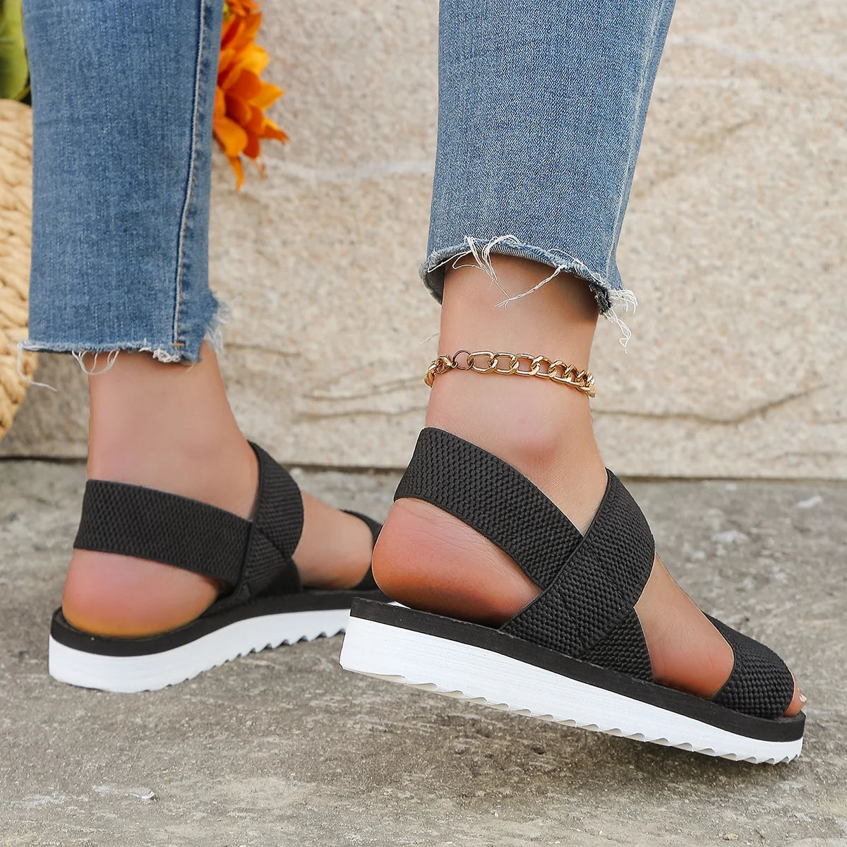 Strappy Boho, Comfortable, Anti-Slip Sandals