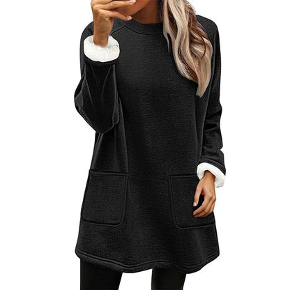 Casual Fleece Sweatshirts Women 15 prints or solids to choose from, with Pockets